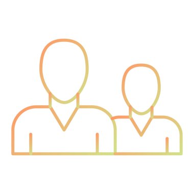 insanlar simge vektör illüstrasyonu