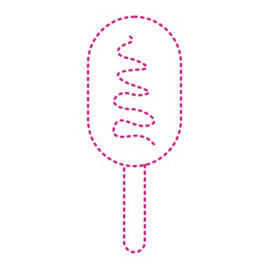 dondurma ikonu vektör illüstrasyonu