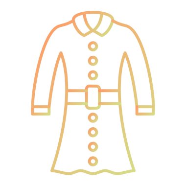 giysi simgesi vektör illüstrasyonu