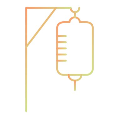 Şırınga simgesinin vektör illüstrasyonu