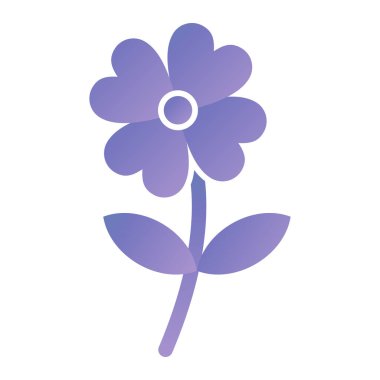 Çiçek ikonu. Web için çiçek vektör simgelerinin basit çizimi