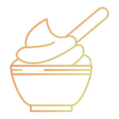 Abstract vector illustration of food icon