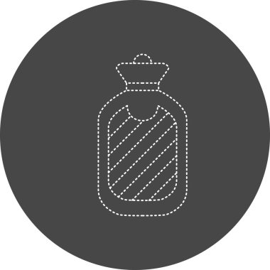 Sıcak Su simgesinin vektör illüstrasyonu