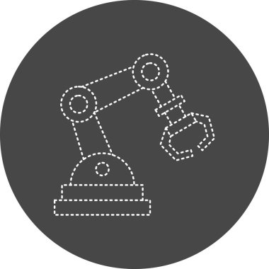 Robot kolun vektör illüstrasyonu