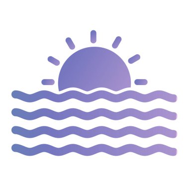 Güneş Simgesi Vektör illüstrasyonu