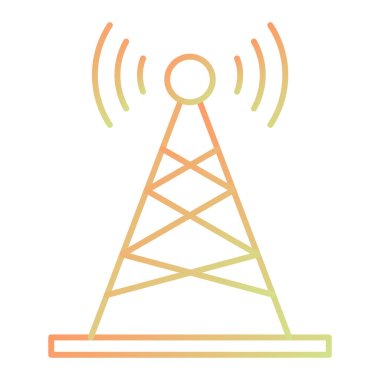 anten simgesi vektör illüstrasyonu