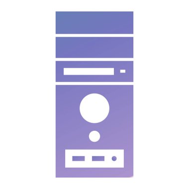 veritabanı. Web simgesi basit illüstrasyon