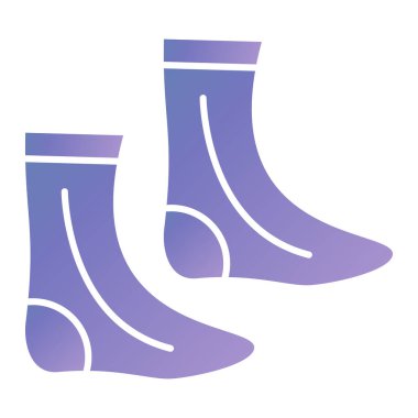 Çorap ikonu. vektör illüstrasyonu