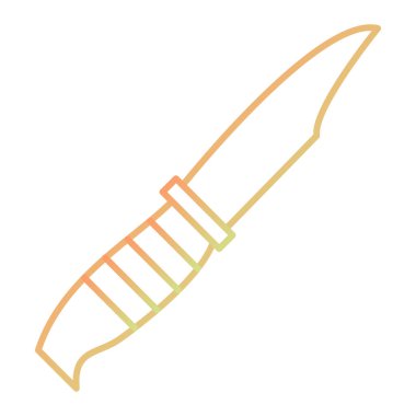 Kılıç simgesi. Ağ için basit hançer vektör simgeleri çizimi