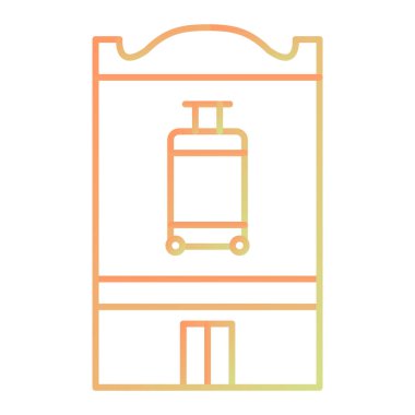 Bagaj simge vektör çizim