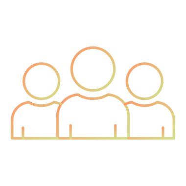 insanlar simge vektör illüstrasyonu