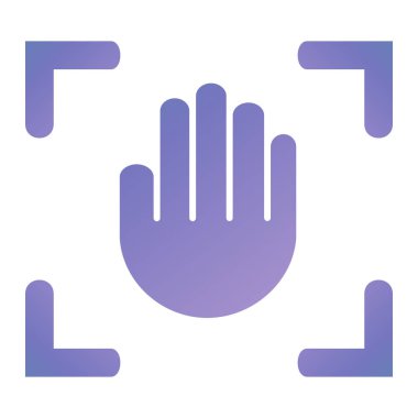 Elini ver. Web simgesi basit illüstrasyon