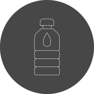 bottle. web color icon simple illustration
