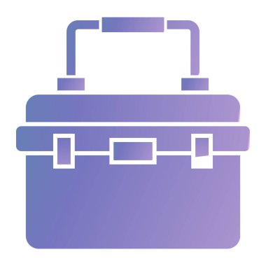 Çanta. Web simgesi basit tasarım