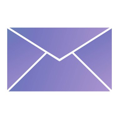 zarf simgesi vektör illüstrasyonu