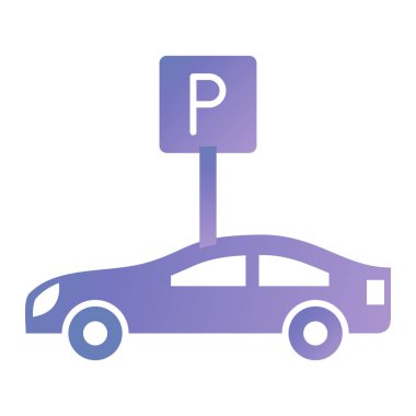 - Araba. Web simgesi basit illüstrasyon