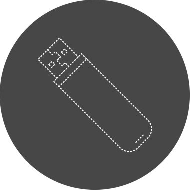 vector illustration of Flash Drive