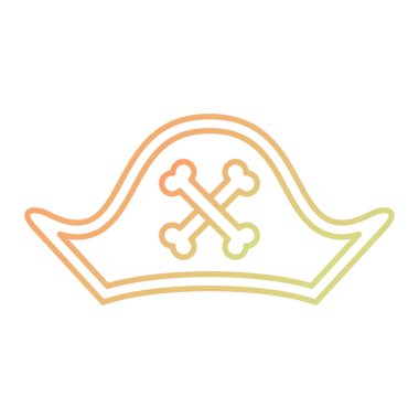 Kemik simgesinin vektör illüstrasyonu