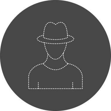 İnsan simgesinin vektör illüstrasyonu