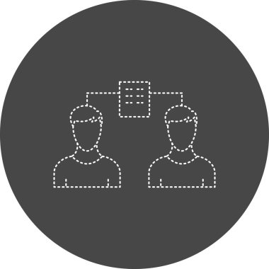 İş ve finans simgesinin vektör illüstrasyonu