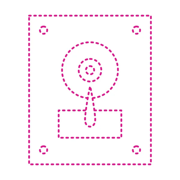 Значок Мережевого Єднання Символ Тонкої Лінії Векторна Ілюстрація — стоковий вектор