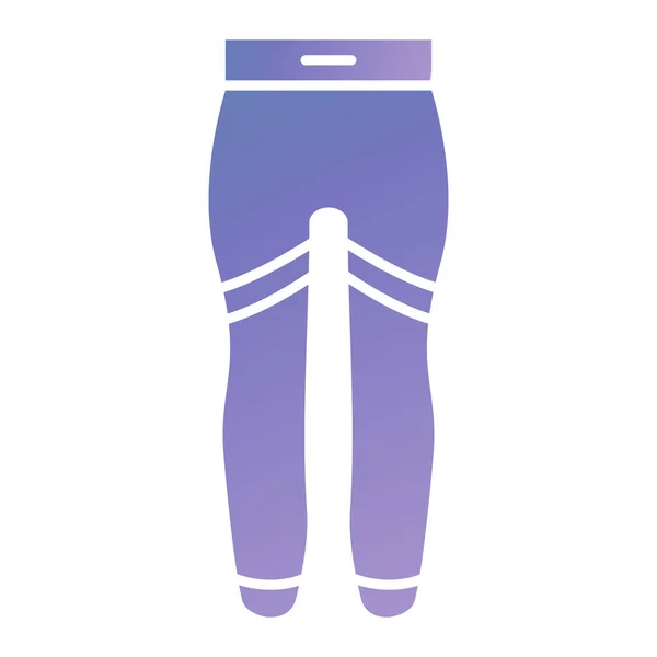 Pantalon Icône Web Illustration Simple — Image vectorielle