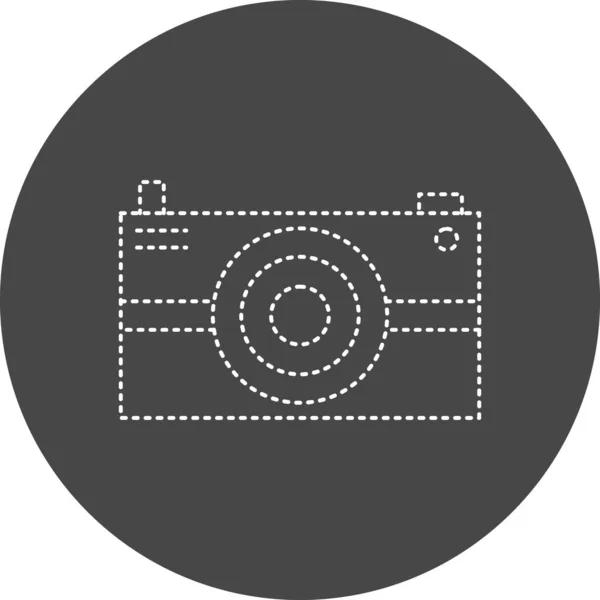 Kamera Ikon Vektor Illustration — Stock vektor