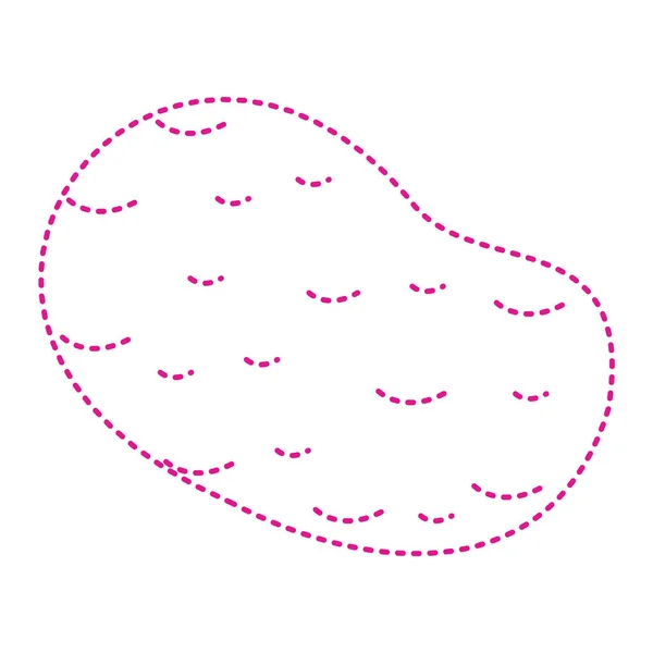 Egg Icon Outline Illustration Cute Onion Vector Icons Web — ストックベクタ