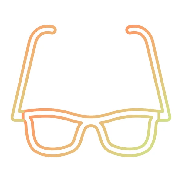 Gafas Icono Vector Ilustración — Vector de stock