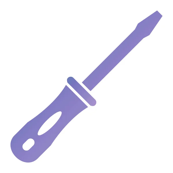 Screwdriver Icon Vector Illustration — Stock Vector