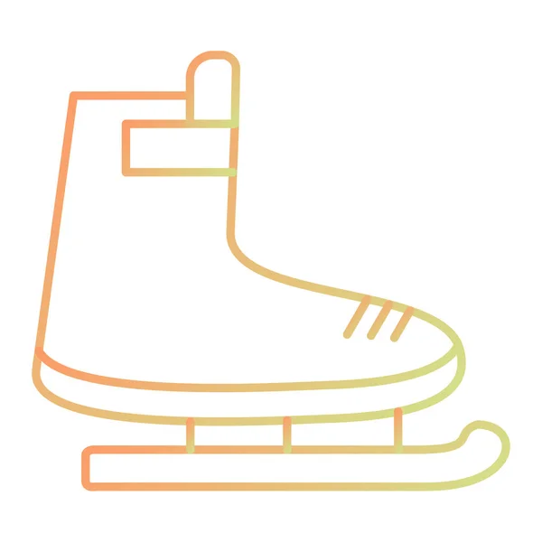 Snowboard Icon Ice Skate Vector Isolated — Wektor stockowy