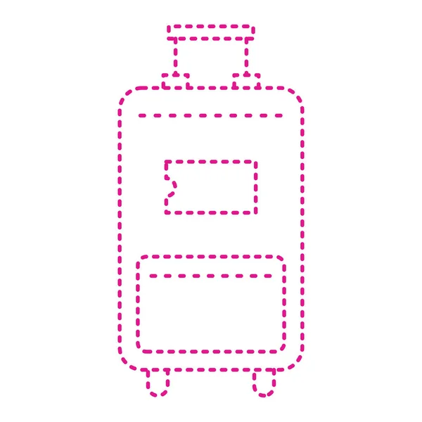 Bottle Water Icon White Background Colorful Design Vector Illustration — Stockvektor