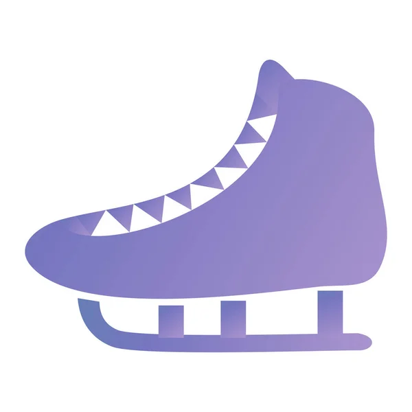 Skate Ícone Web Ilustração Simples — Vetor de Stock