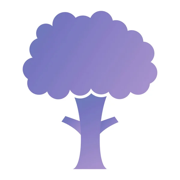 Árbol Icono Vector Ilustración — Archivo Imágenes Vectoriales