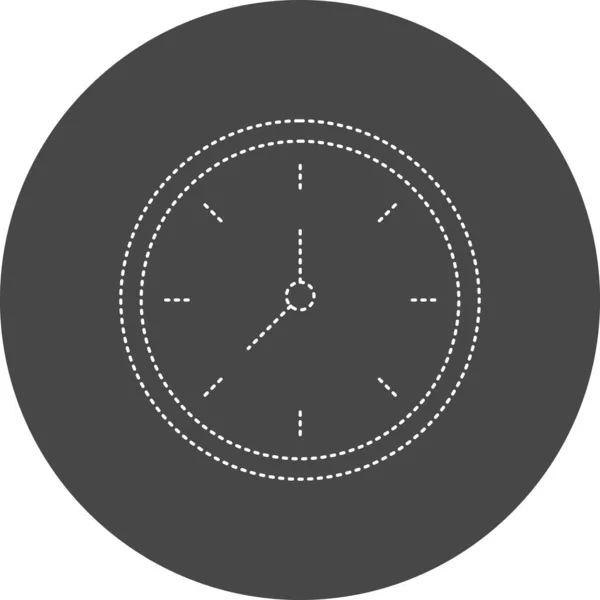 Color Clock Icon Vector Illustration — Stockvektor