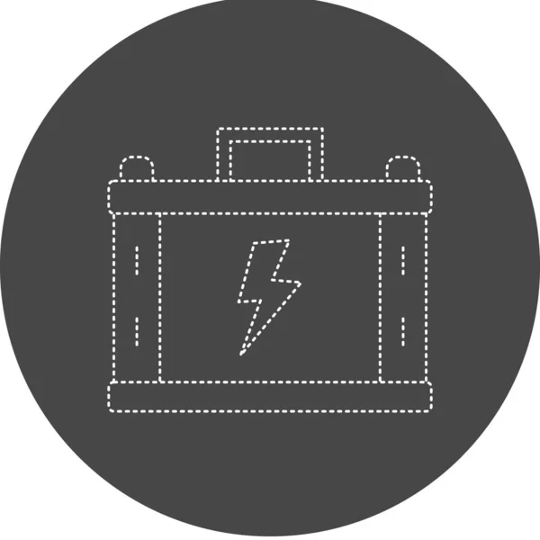 Web Icon Simple Illustration Battery — Stockvector