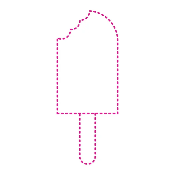 Ice Cream Icon Sweet Dessert Symbol Vector Illustration — 스톡 벡터