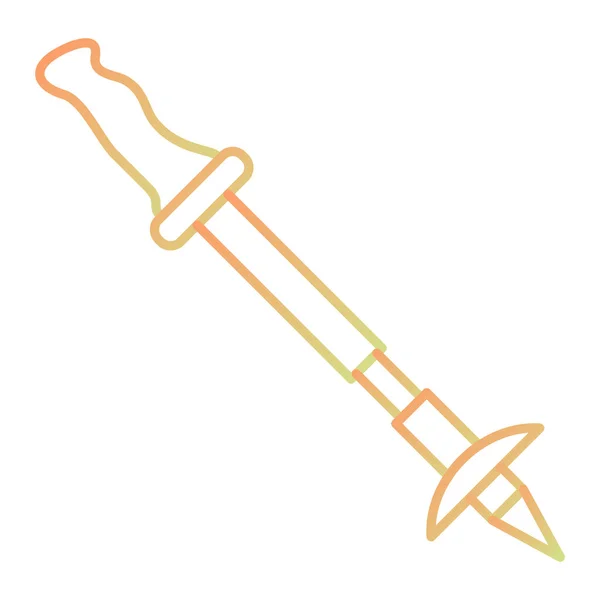 Sword Icon Vector Illustration — Stock Vector