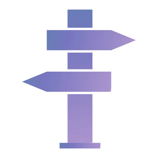Direction Arrow Icon Vector Illustration Design — Vettoriale Stock