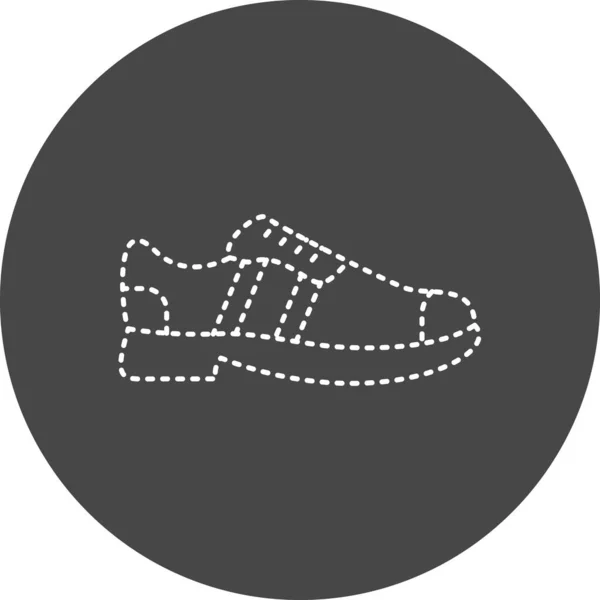 靴のアイコンのベクターイラスト — ストックベクタ