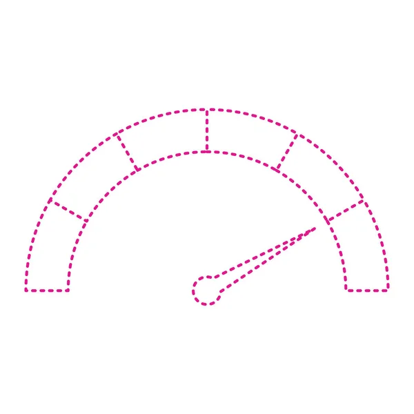 Ícone Velocímetro Ilustração Vetorial —  Vetores de Stock