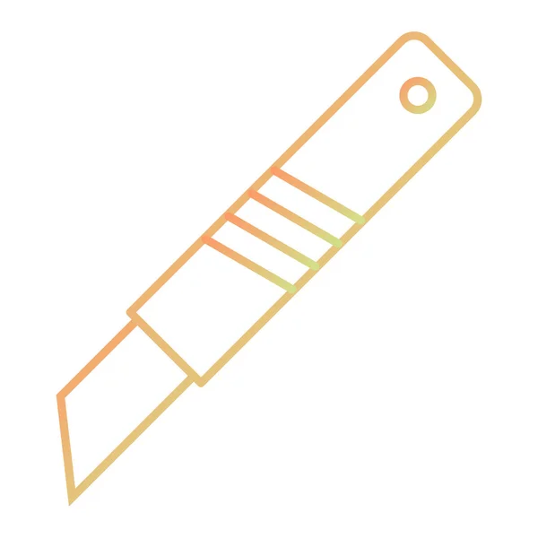 Knife Icon Simple Illustration Pencil Vector Icons Web Design Isolated — 스톡 벡터