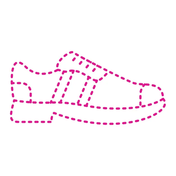 Icono Del Zapato Vector Ilustración — Archivo Imágenes Vectoriales