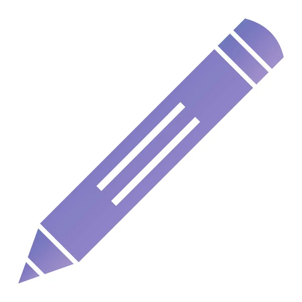 Bleistift Symbol Vektor Illustration — Stockvektor