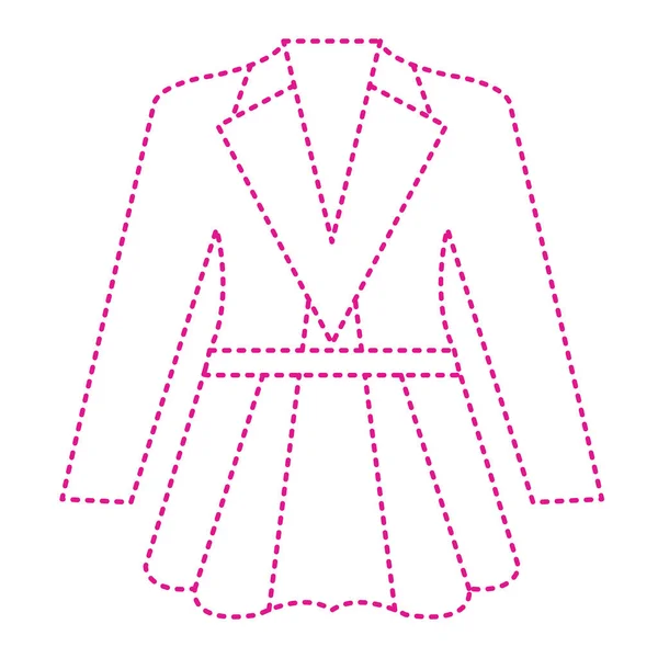 Vektorillustration Einer Frau Anzug — Stockvektor
