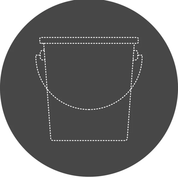 Web Icon Simple Illustration Bucket — Vettoriale Stock