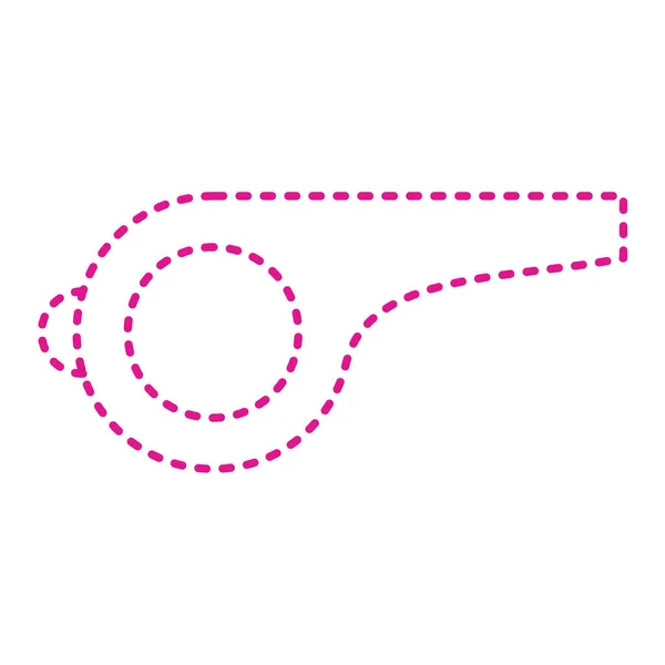 Sifflet Icône Illustration Vectorielle — Image vectorielle