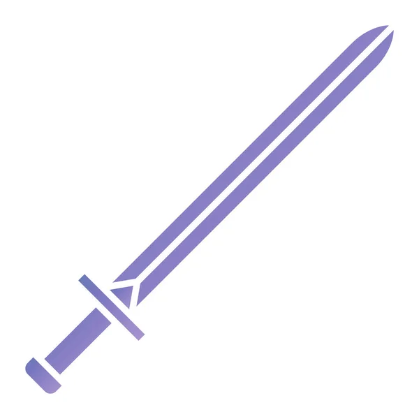 Ícone Espada Ilustração Vetorial —  Vetores de Stock