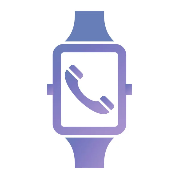 Smartwatch Smartphone Smart Watch Icon Vector Illustration — Stock Vector
