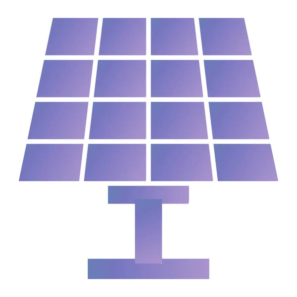 Solar Panel Icon Cartoon Illustration Electric Energy Vector Icons Web — Wektor stockowy